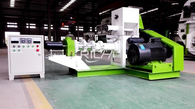 Floating fish feed pellet extruder technology